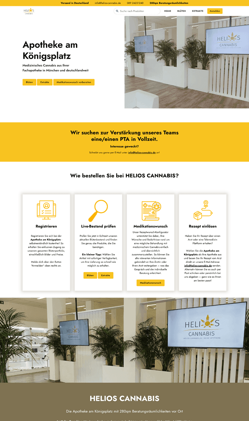 Helios Cannabis Apotheke – Zur Startseite