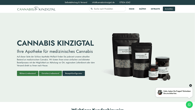 Cannabis Kinzigtal Apotheke – Zur Startseite