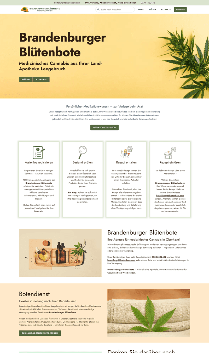 Brandenburger Blütenbote Apotheke – Zur Startseite