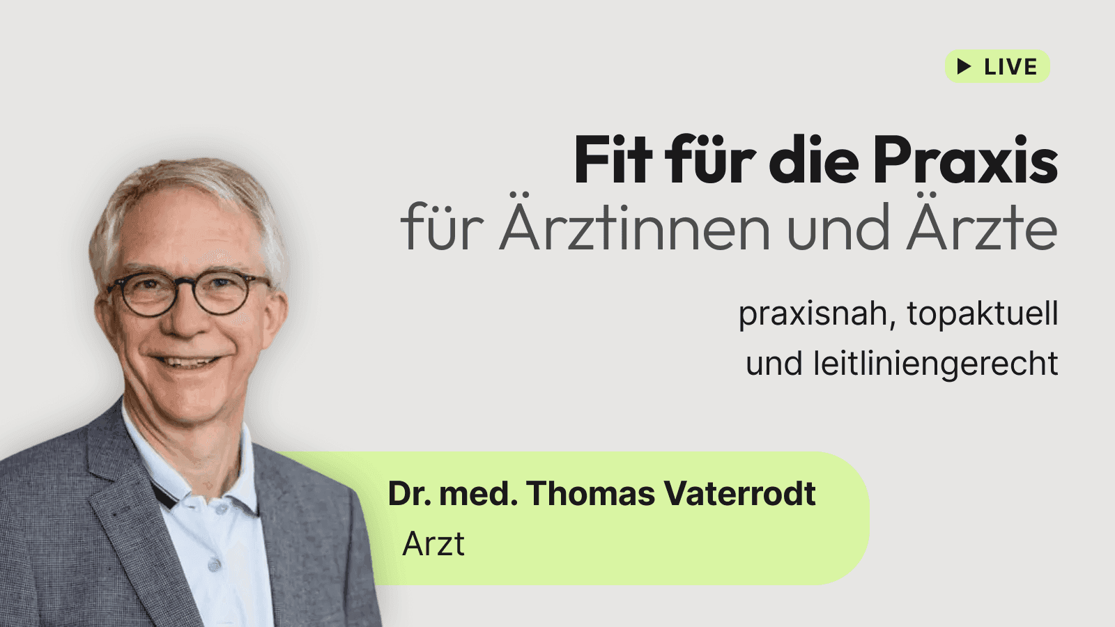 Online-Seminare: Praxisnah, topaktuell und leitliniengerecht von Dr. med. Thomas Vaterrodt, Arzt.